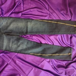 Women's J Brand Blue Jeans with Silver Zippera On Legs